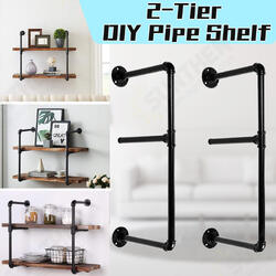 Bookshelf 2 tiers Storage Iron Shelf Rack 15/20/25/30cm Wide Organizers Modern Craft Iron Design DIY Pipe Shelf For Home Office Study Bedroom Lving room Bookshelf 2 tiers Storage Iron Shelf Rack 15/20/25/30cm Wide Organizers Modern Craft Iron Design DIY Pipe Shelf For Home Office Study Bedroom Lving room