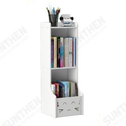 Bookshelf Picture Book Bookcase Floor Storage Rack Smile Cartoon 80cm for Living Room Children's Bookshelf Picture Book Bookcase Floor Storage Rack Smile Cartoon 80cm for Living Room Children's