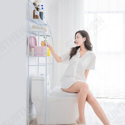 Floor-to-Ceiling Bathroom Shelf Rack Wall-Mounted Bathroom Hair Dryer Toilet Washing Machine Toilet Shelf Storage Rack Floor-to-Ceiling Bathroom Shelf Rack Wall-Mounted Bathroom Hair Dryer Toilet Washing Machine Toilet Shelf Storage Rack