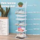 Iron Multi-layer Shoe Shelf Rack Simple Household Space Saving Economy Shoe Cabinet Mini Small Storage Dustproof Slippers Shelf