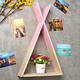 Nordic Wooden Triangle Shelf Wall Hanging Storage Rack Bookshelf Office Home Decorations Stand