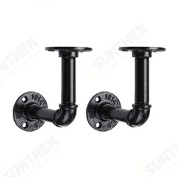 Pipe Shelf Brackets Wall Mounted Metal Pipe Brackets Industrial Black Shelf Vintage for Wall Mounted Floating Shelves Pipe Shelf Brackets Wall Mounted Metal Pipe Brackets Industrial Black Shelf Vintage for Wall Mounted Floating Shelves