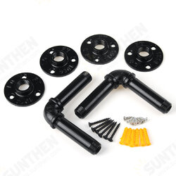 Pipe Shelf Brackets Wall Mounted Metal Pipe Brackets Industrial Black Shelf Vintage for Wall Mounted Floating Shelves Pipe Shelf Brackets Wall Mounted Metal Pipe Brackets Industrial Black Shelf Vintage for Wall Mounted Floating Shelves