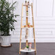 Stylish Corner Ladder Shelving Unit 5 Tier Wall Leaning Bookcase Storage Display Book Accessories Storage Stand