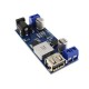 DC-DC 30W 9-36V to 5V 6A Step-down Buck Converter Power Module USB Charging 5A High Power XH-M249