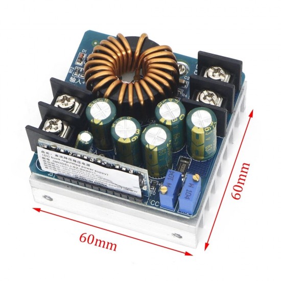 DC-DC 400W High-power Step Down Buck Converter DC 10V-60V Constant Voltage Constant Current Adjustable Power Supply Module