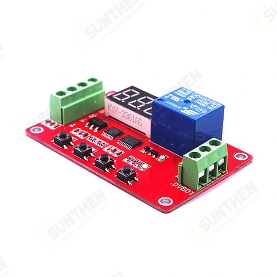 DVB01 DC 5V 12V 24V Digital Display Window Voltage Comparator Voltage Measurement Charge Discharge Overvoltage Undervoltage Over-limit Protection Module Board