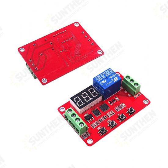 DVB01 DC 5V 12V 24V Digital Display Window Voltage Comparator Voltage Measurement Charge Discharge Overvoltage Undervoltage Over-limit Protection Module Board