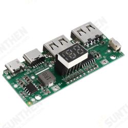 USB Quick Charge 3.0 Power Bank Kit PD3.0 Li-ion Battery Power Supply Circuit Board PCB 5V 9V 12V Output Boost Module USB Quick Charge 3.0 Power Bank Kit PD3.0 Li-ion Battery Power Supply Circuit Board PCB 5V 9V 12V Output Boost Module