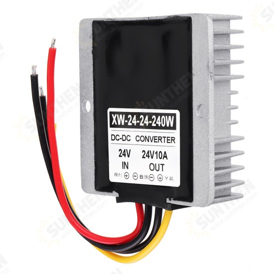 Waterproof 18-36V To 24V DC Buck Power Converter 2A/5A/8A/10A Multiple Protection Step Down Module Voltage Adapter for Car Alarms LED Car Display