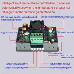 XYL3606 CNC DC Stabilized Step Up Step Down Power Supply Constant Voltage Constant Current 36V 6A Automatic Buck-boost Module with/without Shell XYL3606 CNC DC Stabilized Step Up Step Down Power Supply Constant Voltage Constant Current 36V 6A Automatic Buck-boost Module with/without Shell