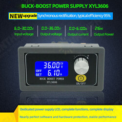 XYL3606 CNC DC Stabilized Step Up Step Down Power Supply Constant Voltage Constant Current 36V 6A Automatic Buck-boost Module with/without Shell XYL3606 CNC DC Stabilized Step Up Step Down Power Supply Constant Voltage Constant Current 36V 6A Automatic Buck-boost Module with/without Shell