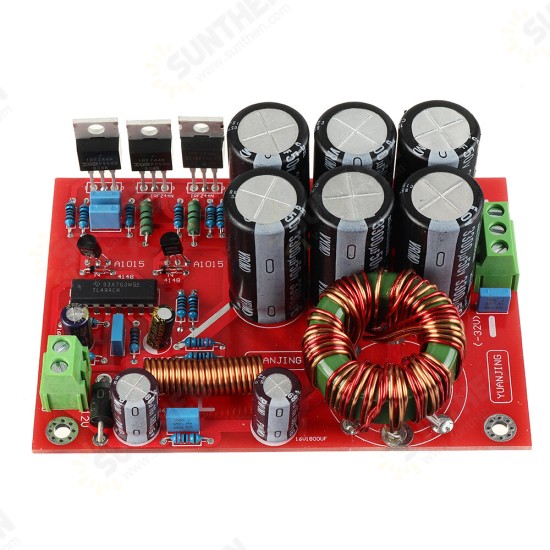 YJ0007 180W Car Stereo Audio Amplifier Power Boost Board Single 12V Input Conversion Double 32V Output