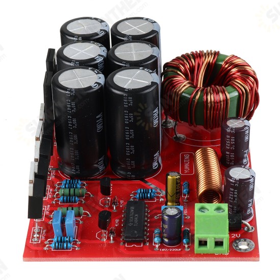 YJ0007 180W Car Stereo Audio Amplifier Power Boost Board Single 12V Input Conversion Double 32V Output