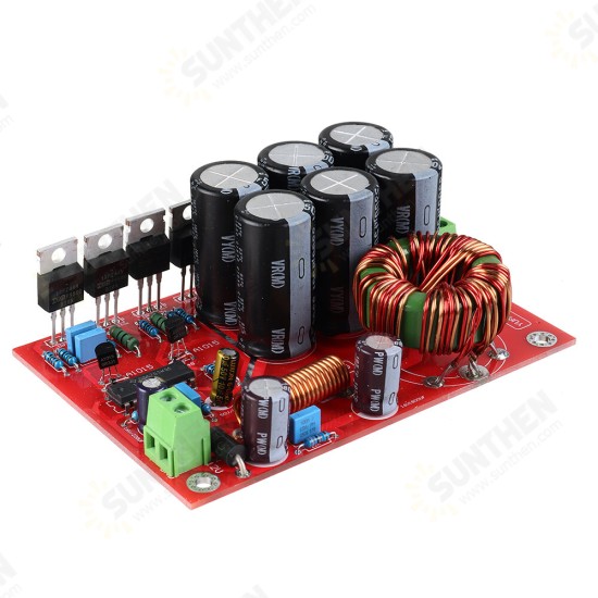 YJ0007 180W Car Stereo Audio Amplifier Power Boost Board Single 12V Input Conversion Double 32V Output