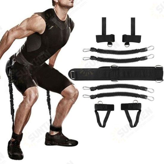 Home Gym Strength Training Resistance Band Basketball Strength Exercise Pull Rope Boxing Sports Fitness Accessories