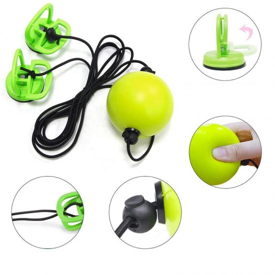 10CM Adjustable Suction Cup Suspension Boxing Ball Suspension Combat Ball Fitness Physical Training Reaction Speed Stress Relief Venting Ball
