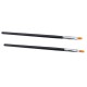 2Pcs Model Color Pen Flat Brush Hand Painting Tools for Oil Painting Pigments