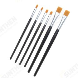 2Pcs Model Color Pen Flat Brush Hand Painting Tools for Oil Painting Pigments 2Pcs Model Color Pen Flat Brush Hand Painting Tools for Oil Painting Pigments
