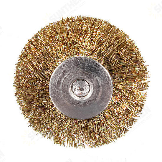 3mm Brass Wire Wheel Brush Cup forDrill Rust Weld Die Grinder 3mm Brass Wire Wheel Brush Cup forDrill Rust Weld Die Grinder