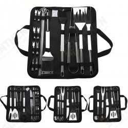 Stainless Steel BBQ Tools Set Barbecue Grilling Utensil Accessories Camping Outdoor Cooking Stainless Steel BBQ Tools Set Barbecue Grilling Utensil Accessories Camping Outdoor Cooking