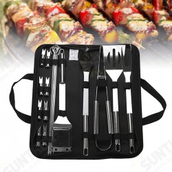 Stainless Steel BBQ Tools Set Barbecue Grilling Utensil Accessories Camping Outdoor Cooking Stainless Steel BBQ Tools Set Barbecue Grilling Utensil Accessories Camping Outdoor Cooking