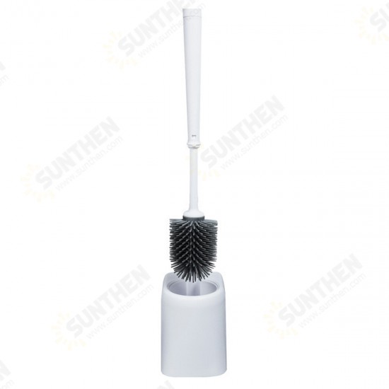 Toilet Brush Bracket Wall-mounted Bathroom Cleaning Brush Kit Holder Cleaner Set