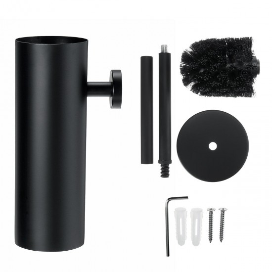 Toilet Cleaning Brushes Wall-mounted Stainless Steel Handle Toilet Bathroom Easy install