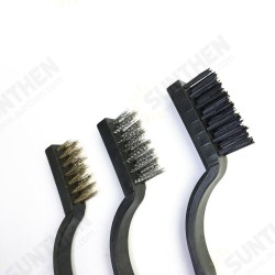 Toothbrush Type Small Wire Brush Industrial Toothbrush Cleaning and Derusting mini Copper Wire Stainless Steel Wire Nylon Diamond Brush Toothbrush Type Small Wire Brush Industrial Toothbrush Cleaning and Derusting mini Copper Wire Stainless Steel Wire Nylon Diamond Brush
