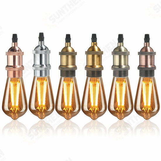 110V-220V E26/E27 Bulb Adapter Copper Light Vintage Holder Retro Lamp Socket for E27 Light Bulb