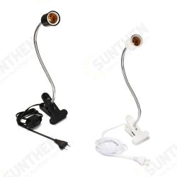 20CM E27 Flexible Bulb Adapter Lampholder Socket with Clip Dimming Switch EU US Plug for Pet Light 20CM E27 Flexible Bulb Adapter Lampholder Socket with Clip Dimming Switch EU US Plug for Pet Light