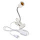 20CM E27 Flexible Pet LED Light Lamp Bulb Adapter Holder Socket with Clip On Off Switch EU US Plug