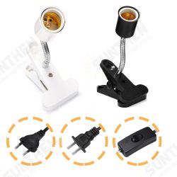 20CM E27 Flexible Pet LED Light Lamp Bulb Adapter Holder Socket with Clip On Off Switch EU US Plug 20CM E27 Flexible Pet LED Light Lamp Bulb Adapter Holder Socket with Clip On Off Switch EU US Plug