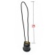 25cm Length AC250V E27 Waterproof Copper Wire Light Bulb Adapter Base Socket For Indoor Outdoor Use