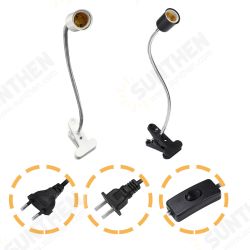 40CM E27 Flexible Pet Reptile Light Bulb Adapter Lamp Holder Socket with Clip ON OFF Switch 40CM E27 Flexible Pet Reptile Light Bulb Adapter Lamp Holder Socket with Clip ON OFF Switch