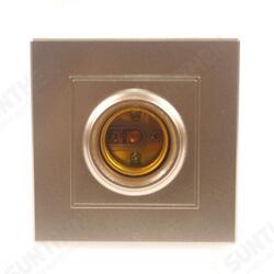 86 Type Square Shape Golden E27 Lamp Holder Socket Bulb Adapter PC Light Fitting AC250V 86 Type Square Shape Golden E27 Lamp Holder Socket Bulb Adapter PC Light Fitting AC250V