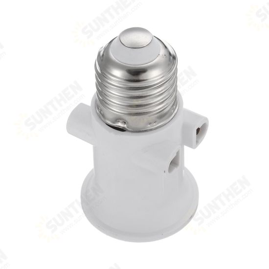 AC100-240V 4A E27 ABS EU Plug Connector Accessories Bulb Adapter Lamp Holder Base Screw Light Socket