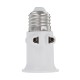 AC100-240V 4A E27 ABS EU Plug Connector Accessories Bulb Adapter Lamp Holder Base Screw Light Socket