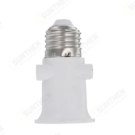 AC100-240V 4A E27 ABS EU Plug Connector Accessories Bulb Adapter Lamp Holder Base Screw Light Socket