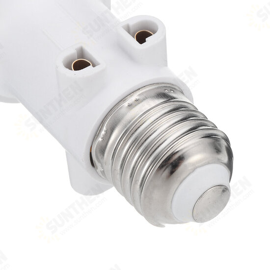 AC100-240V 4A E27 ABS EU Plug Connector Accessories Bulb Adapter Lamp Holder Base Screw Light Socket