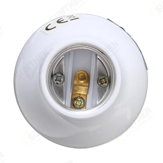 B22 To E27 Infrared PIR Induction Motion Sensor Bulb Adapter Light Socket Lamp Holder AC110-240V