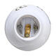 B22 To E27 Infrared PIR Induction Motion Sensor Bulb Adapter Light Socket Lamp Holder AC110-240V