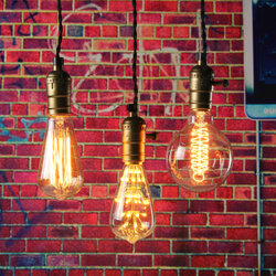 E26/E27 Solid Industrial Triple Lamp Sockets Vintage Edison Hanging Pendant Lamp Holder E26/E27 Solid Industrial Triple Lamp Sockets Vintage Edison Hanging Pendant Lamp Holder