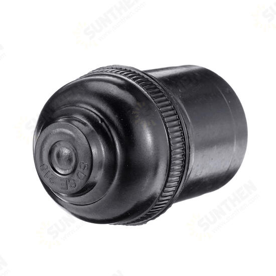 E27 6A Black Retro Light Bulb Adapter Lamp Holder Pendant Edison Screw Cap Socket Light Fittings AC250V