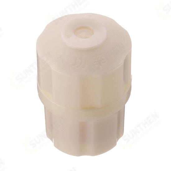 E27 6A Round Plastic Base Screw Light Socket Bulb Adapter Lamp Holder AC250V