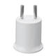 E27 Light Socket To EU/US Plug Holder Adapter Converter For Bulb Lamp