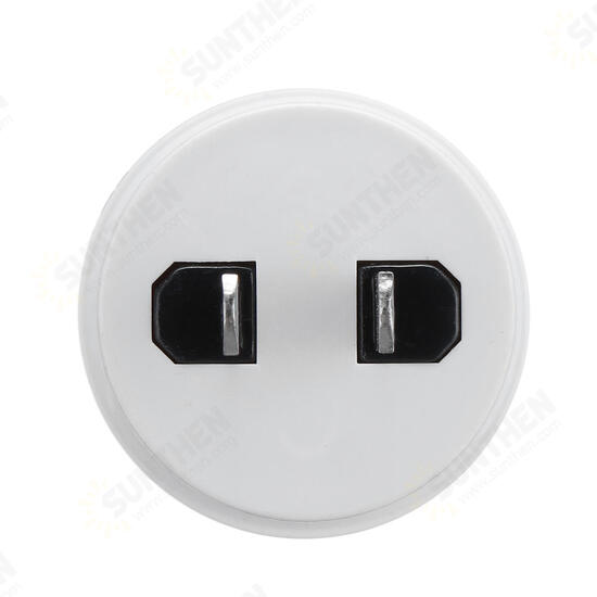 E27 Light Socket To EU/US Plug Holder Adapter Converter For Bulb Lamp