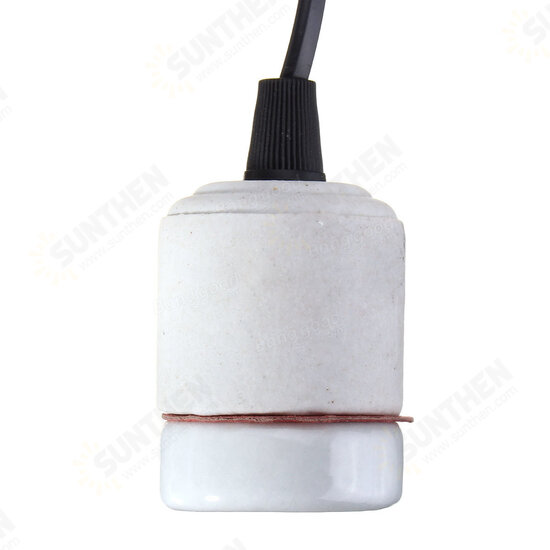 E27 Reptile Ceramic Heat Lamp Holder Light Switch Socket Adapter Lamp Fitting