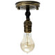 E27/E26 Edison Vintage Light Bulb Socket Silver/Golden/Green Patina/Black Holder 110-240V