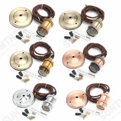 110V-220V 600W Vintage Lamp Holder Ceiling Canopy and Copper Socket with 2M Wire 110V-220V 600W Vintage Lamp Holder Ceiling Canopy and Copper Socket with 2M Wire